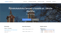 Desktop Screenshot of farnostkunratice.cz